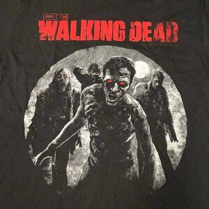 Walking Dead 2012 "Red Eyes" Adult Black NOS Medium & XL T-Shirt
